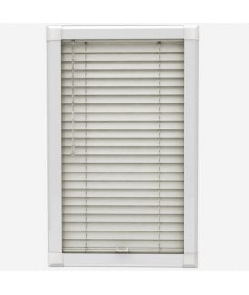 Pebble Grey Wooden Venetian Perfect Fit Blinds