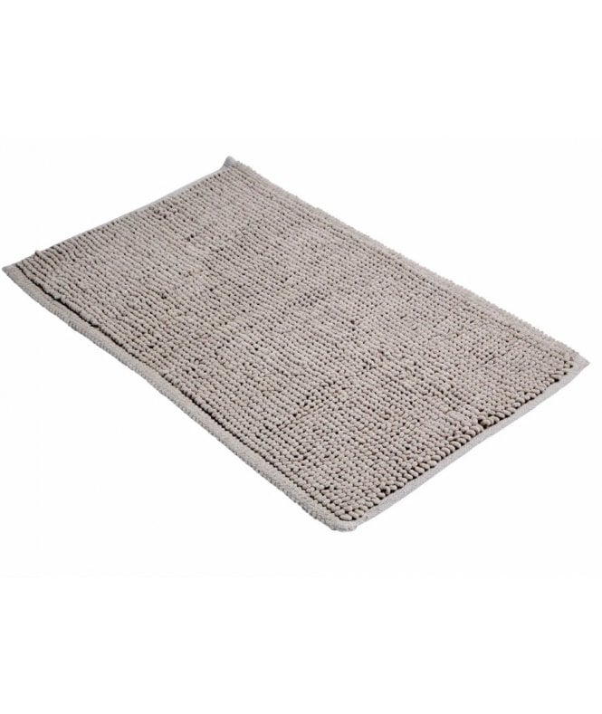 New Edge Blinds Pebbles Super Soft Bath Mat in Silver