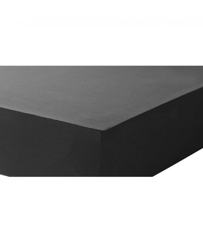New Edge Blinds Percale Fitted Sheet in Black