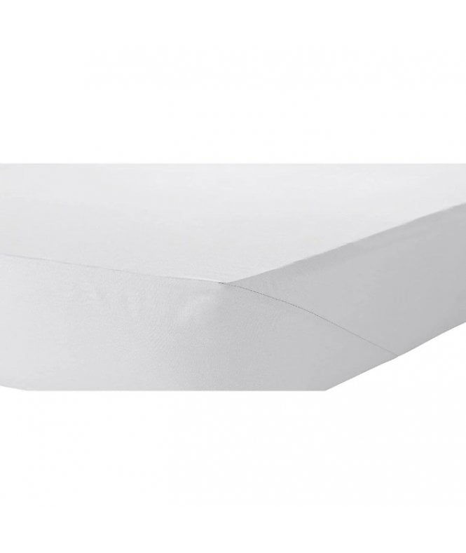 New Edge Blinds Percale Fitted Sheet in White
