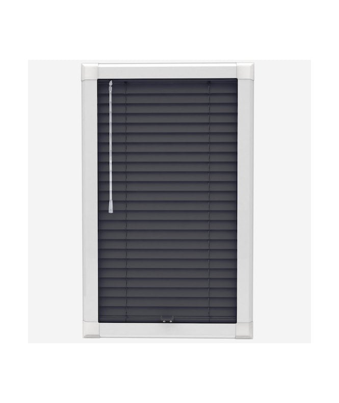 New Edge Blinds Phantom Grey Wooden Venetian Perfect Fit Blinds