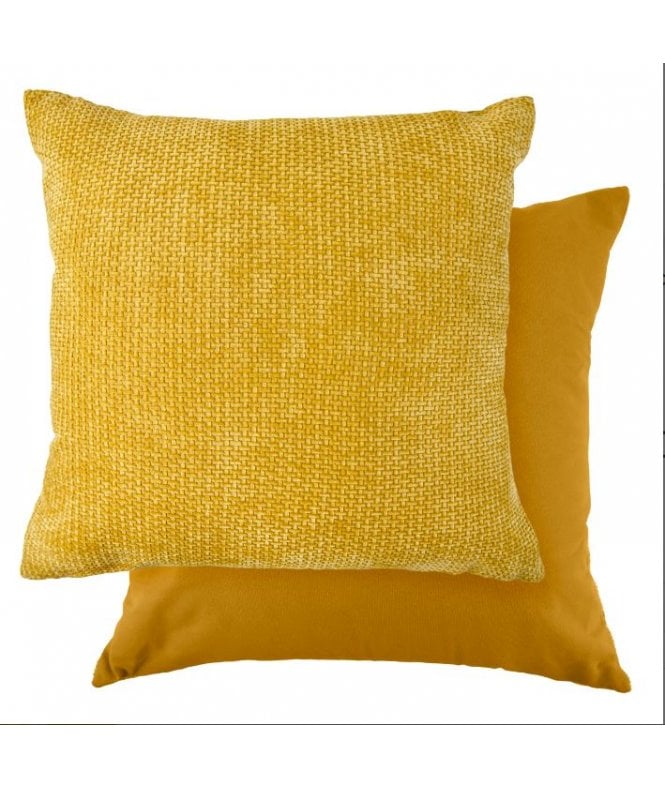 New Edge Blinds Pica Collection Cushion Cover in Ochre Yellow