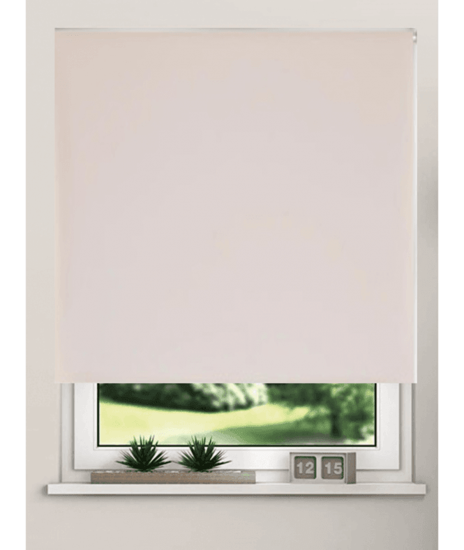 New Edge Blinds Pink Blackout Roller Blind (170cm Drop)