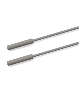 Plastic Coated Curtain Draw Rod in Grey (Pack of 2)