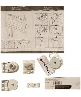 Plastic Roller Blind Fitting Pack (25mm)