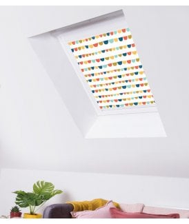 Playful Bunting Bright Blackout Skylight Blind for VELUX® Roof Windows (V Codes)