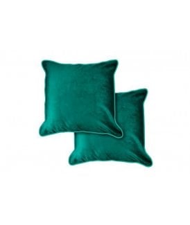Plush Velvet Collection Soft Touch Cushion Cover in Green