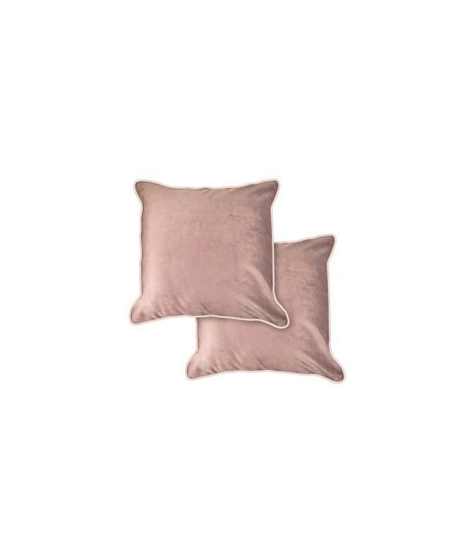 New Edge Blinds Plush Velvet Collection Soft Touch Cushion Cover in Heather