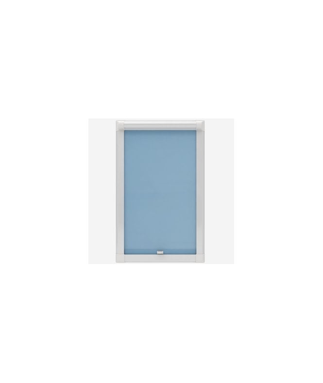New Edge Blinds Powder Blue Blackout Perfect Fit Roller Blind