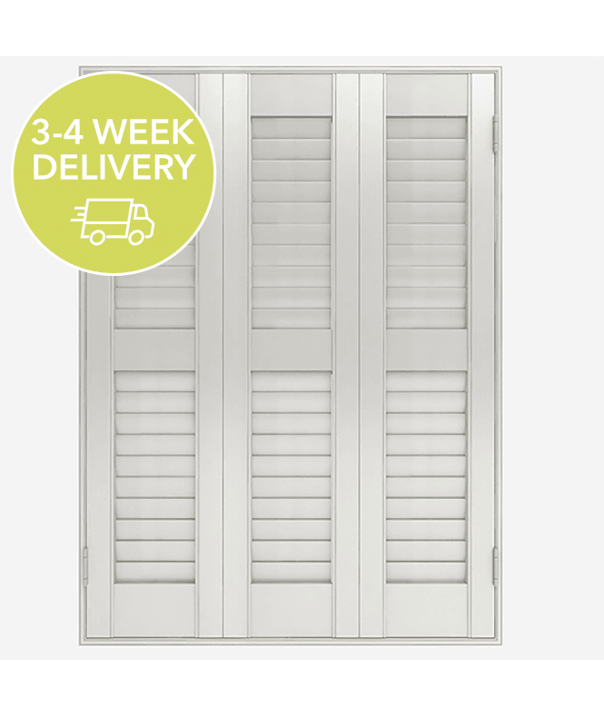 New Edge Blinds Pronto Silk White Shutter