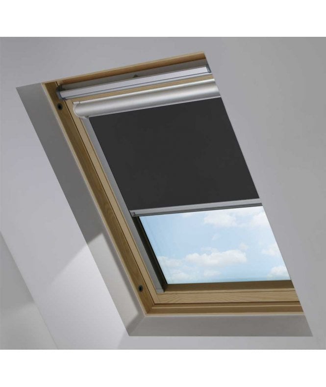 New Edge Blinds PVC Black Blackout Skylight Blind for VELUX® Roof Windows (G Codes)