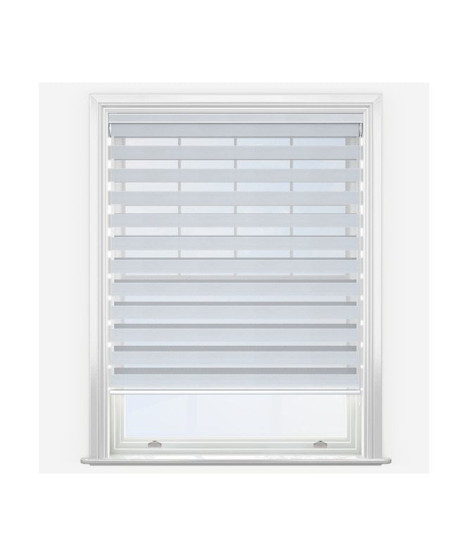 New Edge Blinds Regal Bright White Dimout Day & Night Roller Blind