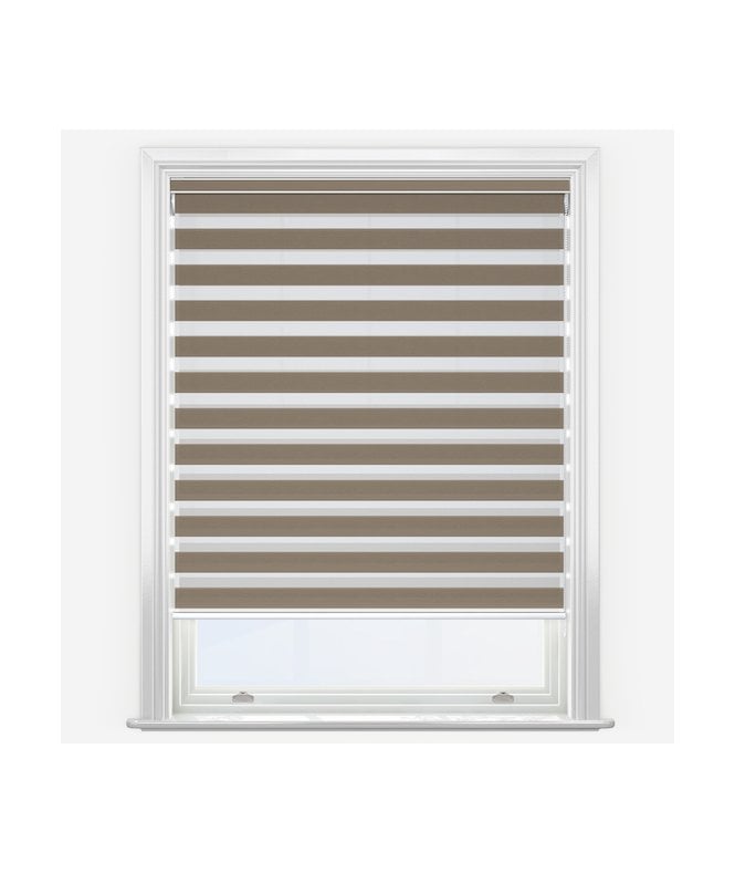 New Edge Blinds Regal Latte Dimout Day & Night Roller Blind