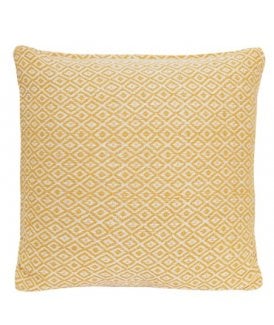 Regal Pure Cotton Cushion Cover in Ochre, 60 x 60cm