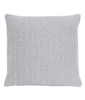Regal Pure Cotton Cushion Cover in Silver, 43 x 43cm