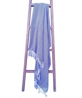 Regal Pure Cotton Throw in Navy