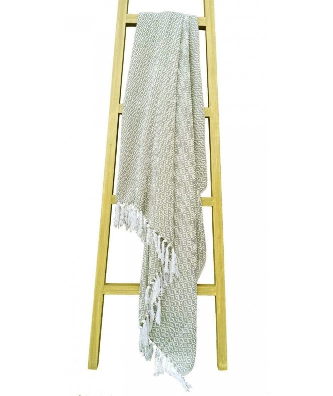 New Edge Blinds Regal Pure Cotton Throw in Ochre