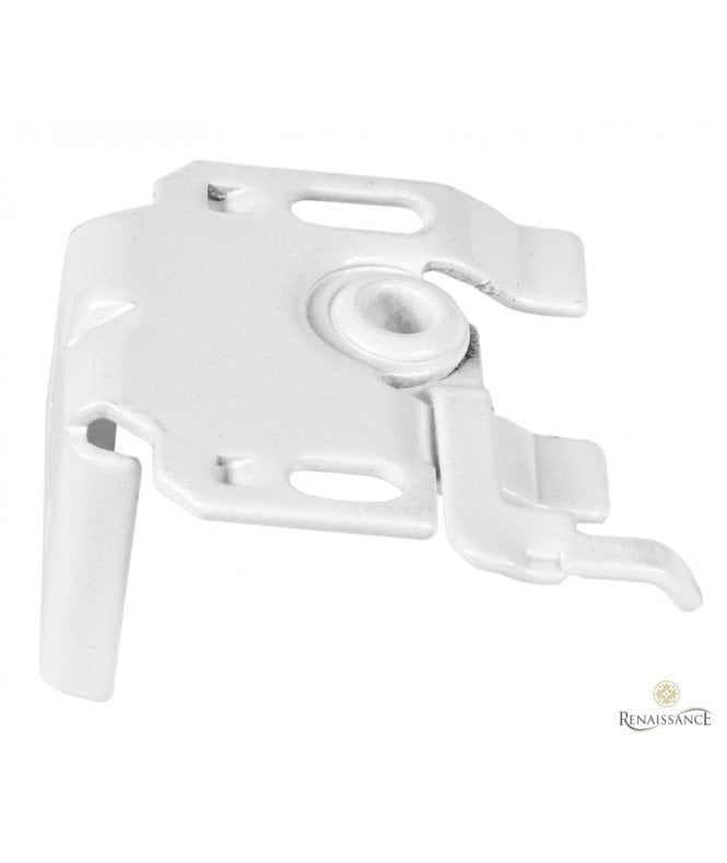 New Edge Blinds Roman Blind Closed Cassette Leverlock Bracket in White