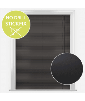 San Francisco No Drill Self Adhesive Stick Fix Armada Made to Measure Aluminium Venetian Blinds 25mm Slats