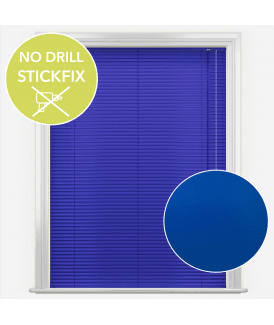 San Francisco No Drill Self Adhesive Stick Fix Bondi Made to Measure Aluminium Venetian Blinds 25mm Slats
