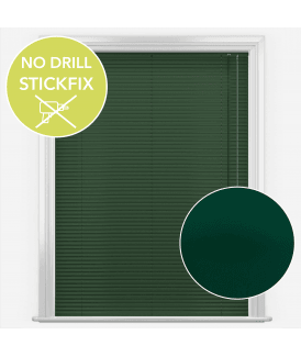 San Francisco No Drill Self Adhesive Stick Fix Hunter Made to Measure Aluminium Venetian Blinds 25mm Slats