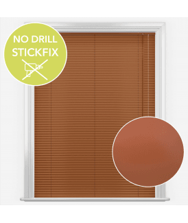 San Francisco No Drill Self Adhesive Stick Fix Jazz Made to Measure Aluminium Venetian Blinds 25mm Slats