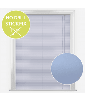 San Francisco No Drill Self Adhesive Stick Fix Lilac Made to Measure Aluminium Venetian Blinds 25mm Slats