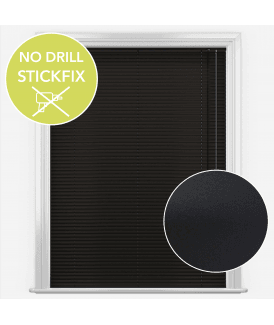 San Francisco No Drill Self Adhesive Stick Fix Merle Made to Measure Aluminium Venetian Blinds 25mm Slats