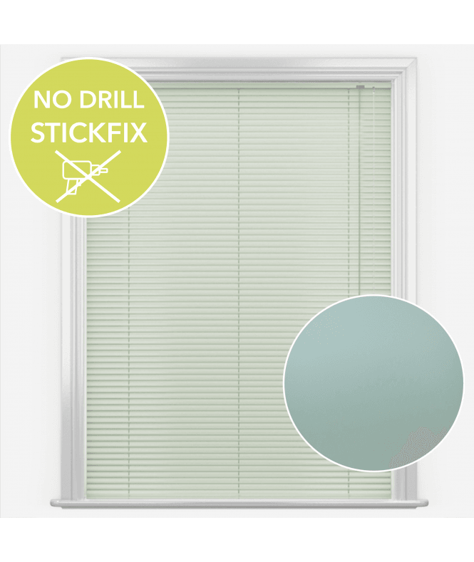 New Edge Blinds San Francisco No Drill Self Adhesive Stick Fix Mintz Made to Measure Aluminium Venetian Blinds 25mm Slats