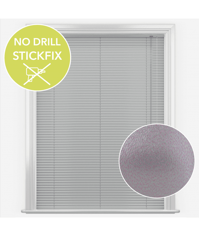 New Edge Blinds San Francisco No Drill Self Adhesive Stick Fix Quartz Red Made to Measure Aluminium Venetian Blinds 25mm Slats