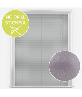 San Francisco No Drill Self Adhesive Stick Fix Quartz Red Made to Measure Aluminium Venetian Blinds 25mm Slats