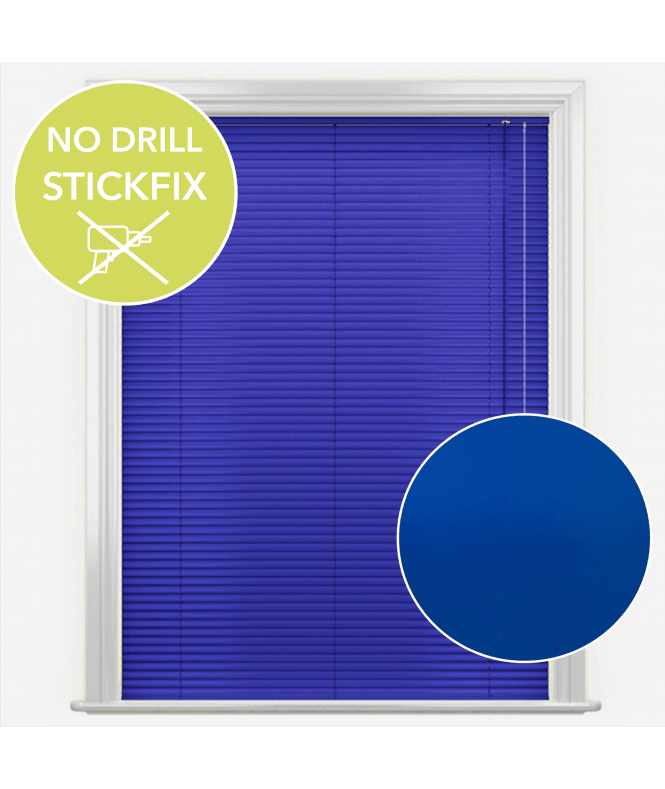 New Edge Blinds San Francisco No Drill Self Adhesive Stick Fix Sky Made to Measure Aluminium Venetian Blinds 25mm Slats