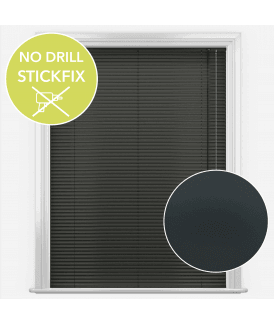 San Francisco No Drill Self Adhesive Stick Fix Soul Made to Measure Aluminium Venetian Blinds 25mm Slats