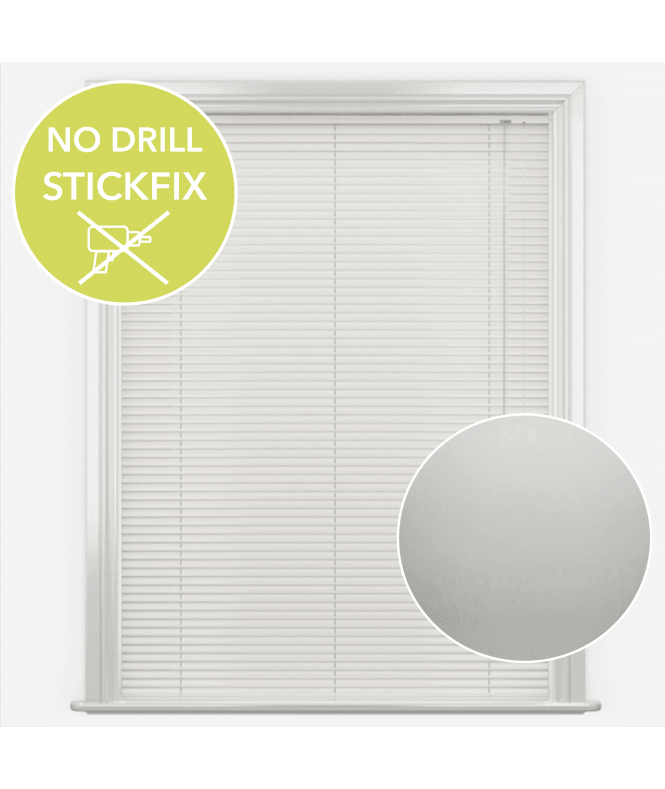 New Edge Blinds San Francisco No Drill Self Adhesive Stick Fix Spirit Made to Measure Aluminium Venetian Blinds 25mm Slats