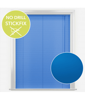 San Francisco No Drill Self Adhesive Stick Fix Tropic Made to Measure Aluminium Venetian Blinds 25mm Slats