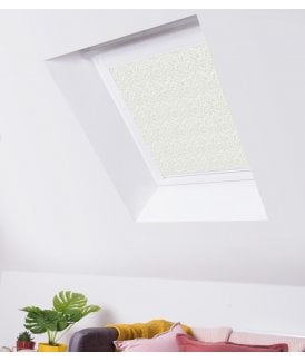 Scattered Spot Duck Egg Blackout Skylight Blind for VELUX® Roof Windows (V Codes)