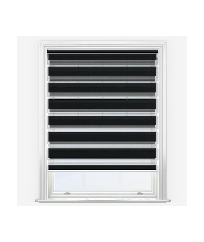New Edge Blinds Seasons Black Dimout Day & Night Roller Blind