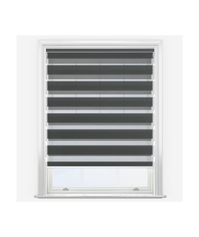 New Edge Blinds Seasons Grey Dimout Day & Night Roller Blind