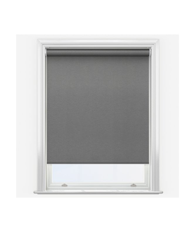 New Edge Blinds Shima Zinc Made to Measure Blackout Roller Blind
