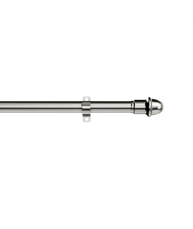 New Edge Blinds Silver 13mm Extendable Metal Curtain Cafe Rods