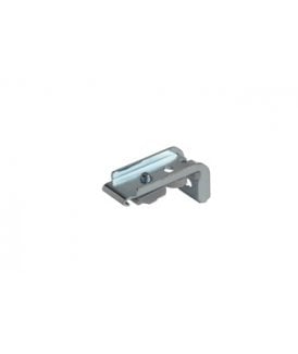 Silver Fineline Curtain Track Top / Face Fix Wall Brackets 4 Pack