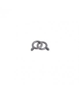 Silver Plastic Curtain Rings (13 - 16mm) Packs Of 6