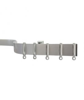 Silver Straight Aluminium Curtain Track