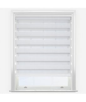 Simpliment Soft White Dimout Day & Night Roller Blind