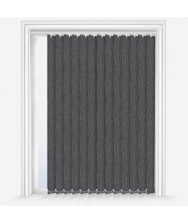 Sio Charcoal Custom Made Dimout Vertical Blind