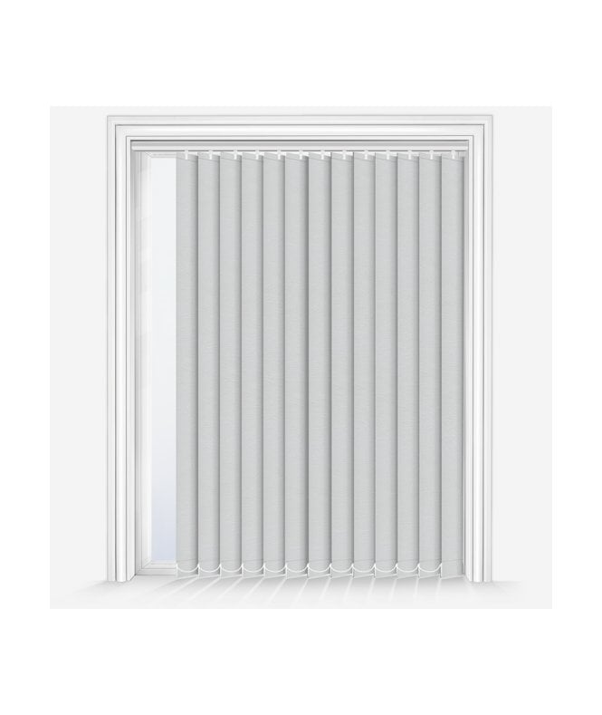New Edge Blinds Sirocco Gesso Custom Made Blackout Vertical Blind