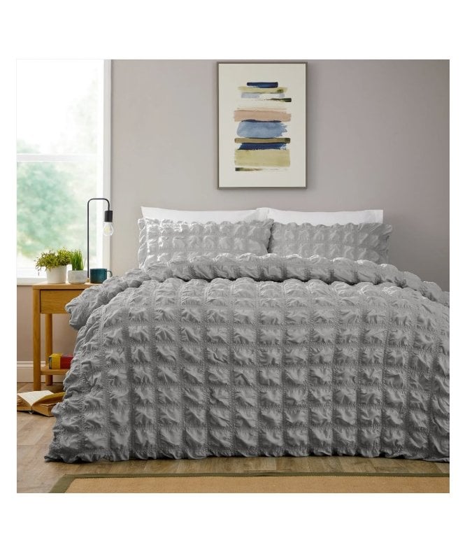 New Edge Blinds Soho Duvet Set in Grey
