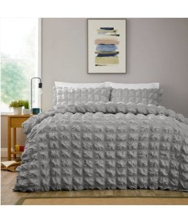 Soho Duvet Set in Grey