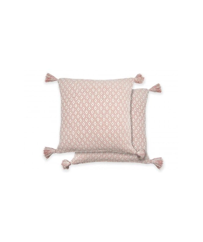 New Edge Blinds Stockholm Collection Recycled Cotton Cushion Cover in Blush Pink