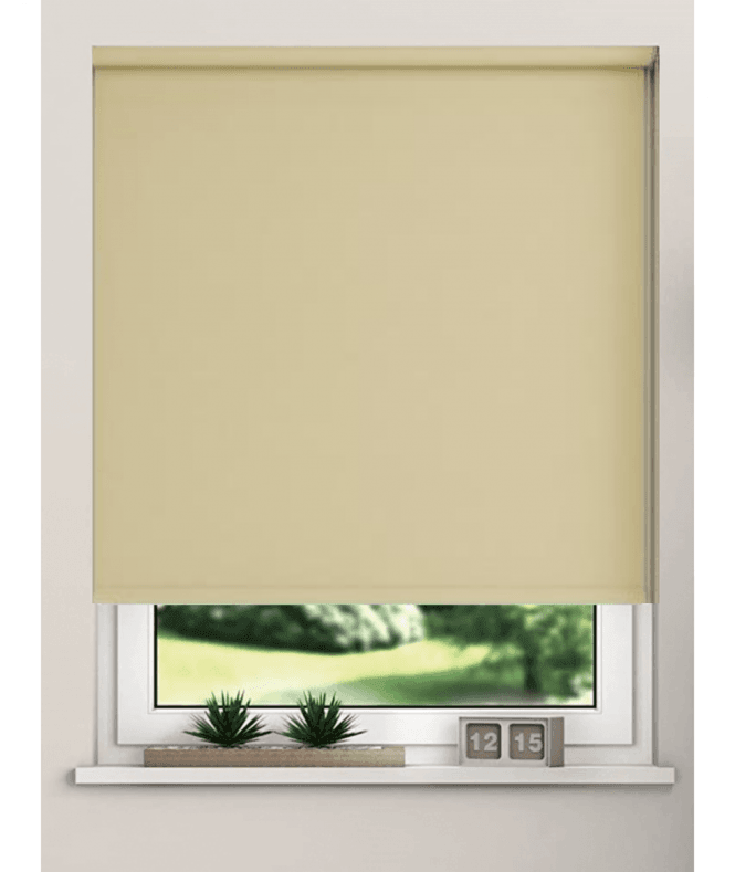 New Edge Blinds Taupe Blackout Roller Blind (170cm Drop)